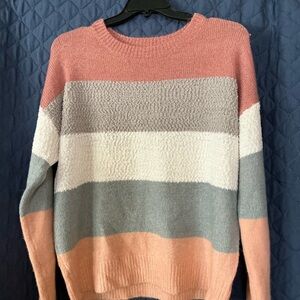 Colorful Striped Women's Sweater